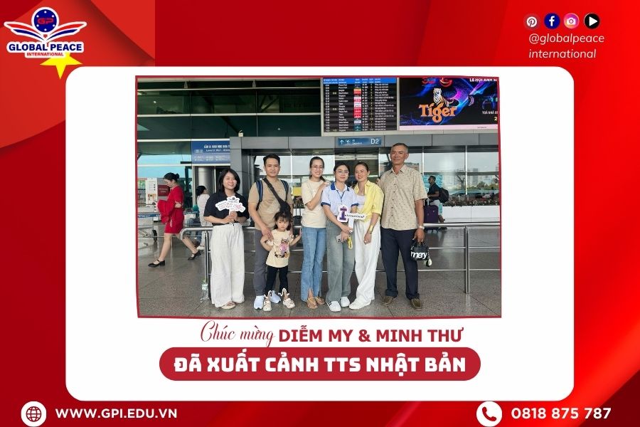 DIỄM MY & MINH THƯ – CHÍNH THỨC XUẤT CẢNH THỰC TẬP SINH NHẬT BẢN
