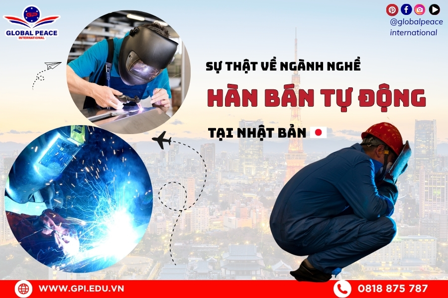 Sự thật về ngành nghề hàn bán tự động tại Nhật bản