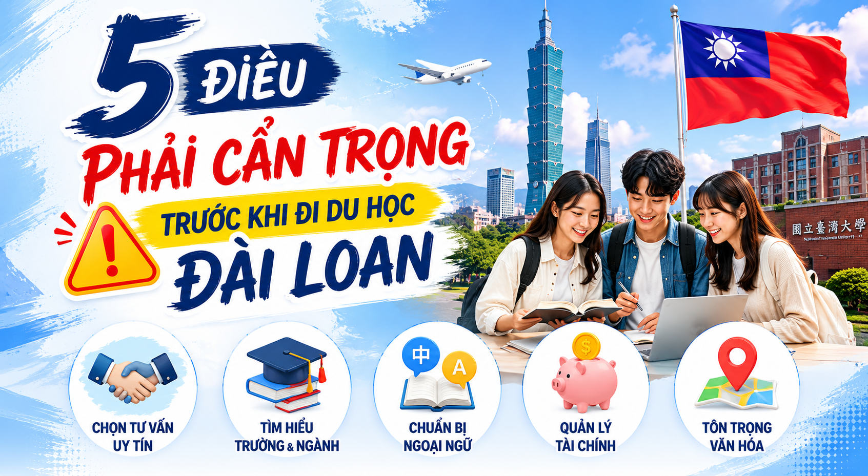 5 Điều Phải Cẩn Trọng Trước Khi Đi Du Học Đài Loan