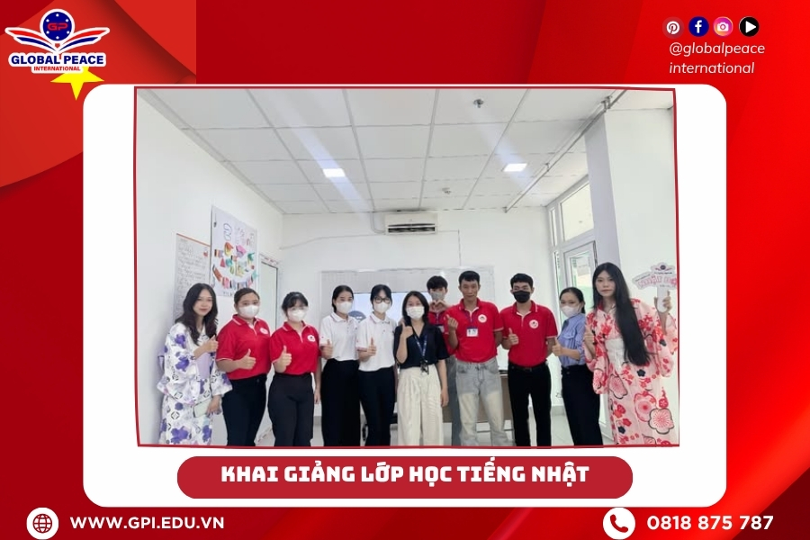 Khai giảng lớp tiếng Nhật LTT8 – GPI chính thức chào đón học viên mới ngày 26/05/2025