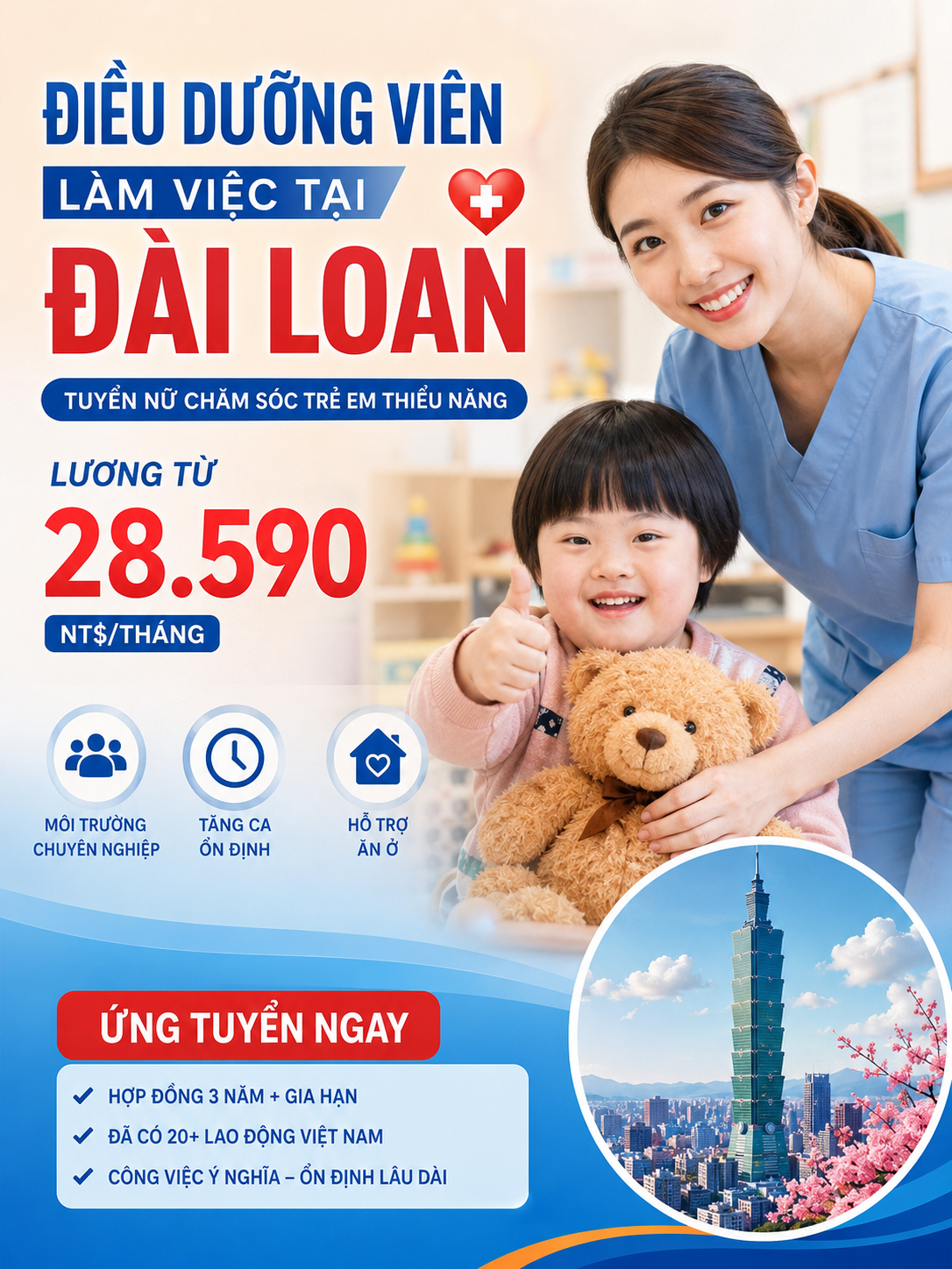 Top 5 Đơn Hàng Lương Cao Xuất Khẩu Lao Động Đài Loan 2026