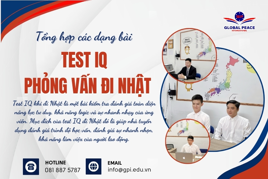 Bí kíp vượt qua bài test IQ phỏng vấn đi Nhật