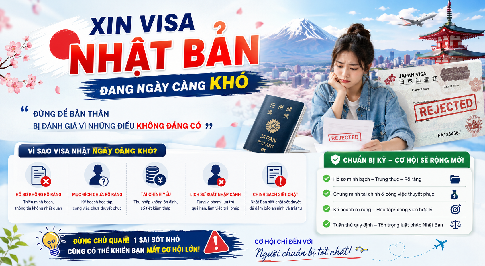 Xin Visa Nhật Bản Đang Ngày Càng Khó
