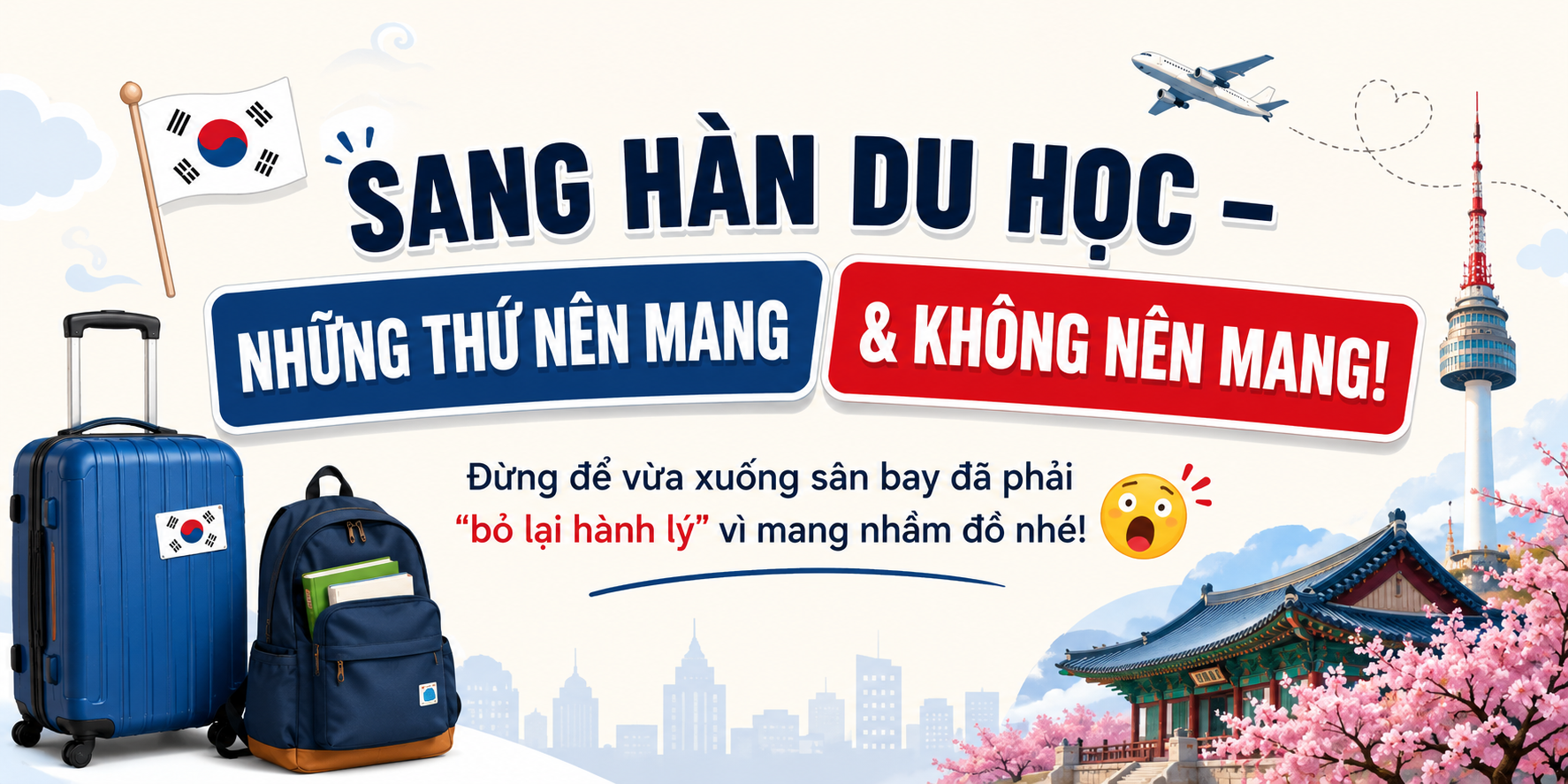 Những Thứ Nên Mang Và Không Nên Mang Khi Sang Hàn Quốc