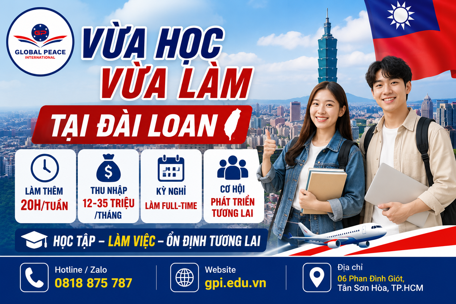 Vừa Học Vừa Làm Tại Đài Loan – Được Làm Bao Nhiêu Giờ? Lương Bao Nhiêu?