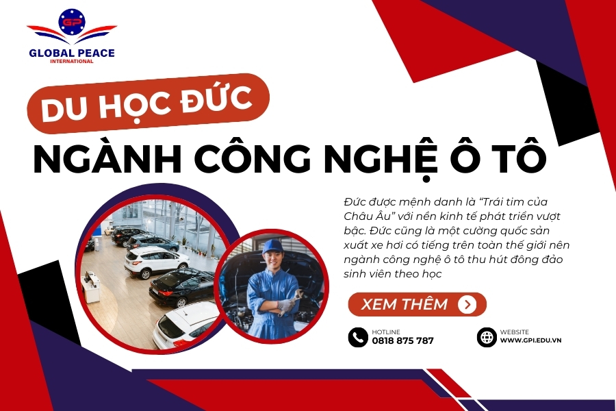 Du học Đức  ngành công nghệ ô tô – Lựa chọn dẫn đến thành công