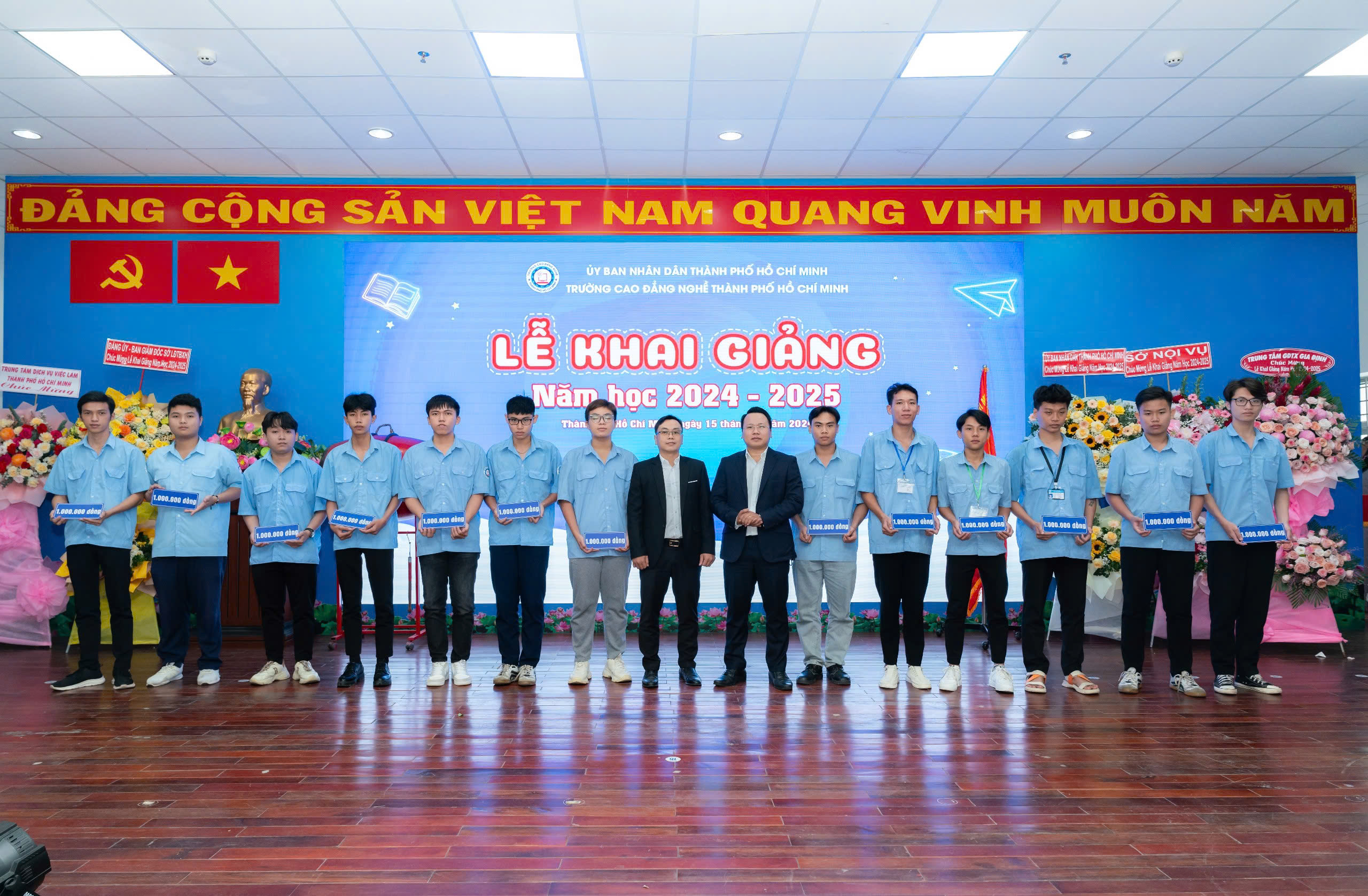 Học bổng GPI thắp sáng tương lai - Trao học bổng cho sinh viên trường Cao đẳng nghề TP.HCM