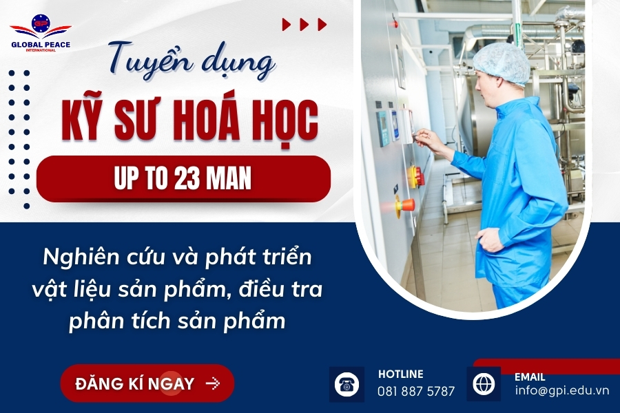 Đơn kỹ sư hoá học tại Shiname,Nhật Bản