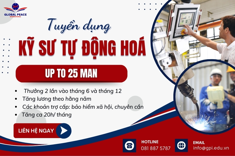 ĐƠN HÀNG KỸ SƯ TỰ ĐỘNG HOÁ TẠI NHẬT