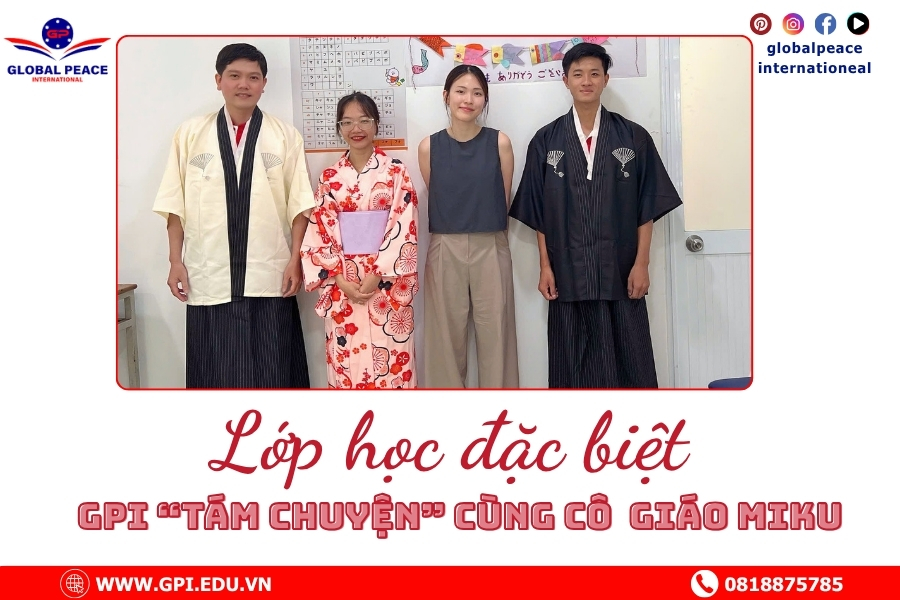 Trải nghiệm lớp học Kaiwa đặc biệt cùng cô giáo người Nhật Miku