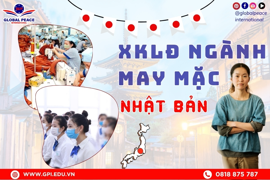 Xuất khẩu lao động ngành may mặc  tại Nhật Bản