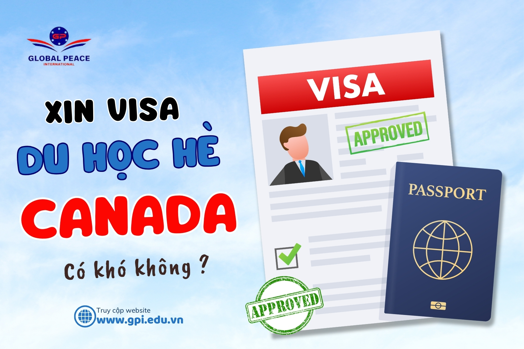 Hướng dẫn xin visa du học hè Canada