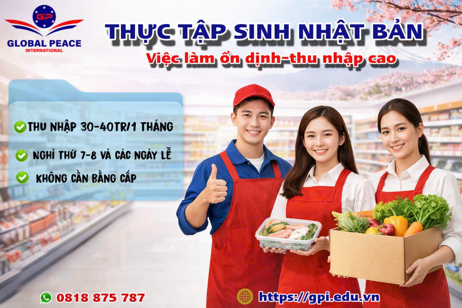 Thực tập sinh Nhật 2026 làm gì?