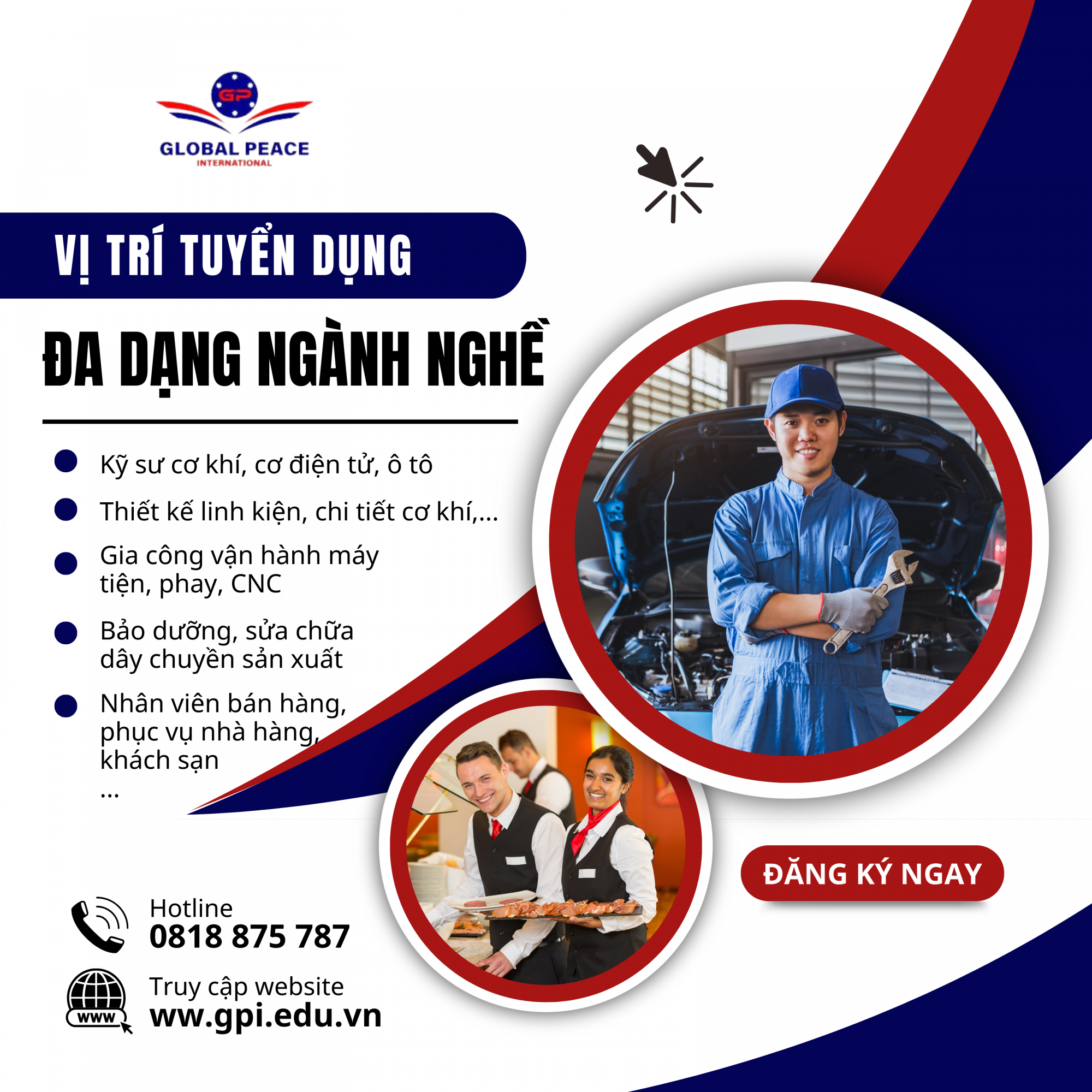 Vị trí tuyển dụng chương trình kỹ sư Nhật Bản